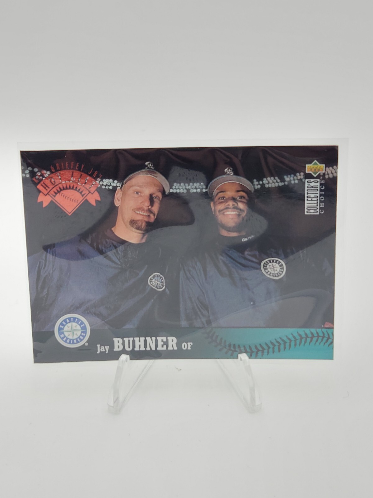 1997 Upper Deck Collectors Choice #333 Jay Buhner & Griffey Jr Seattle Mariners