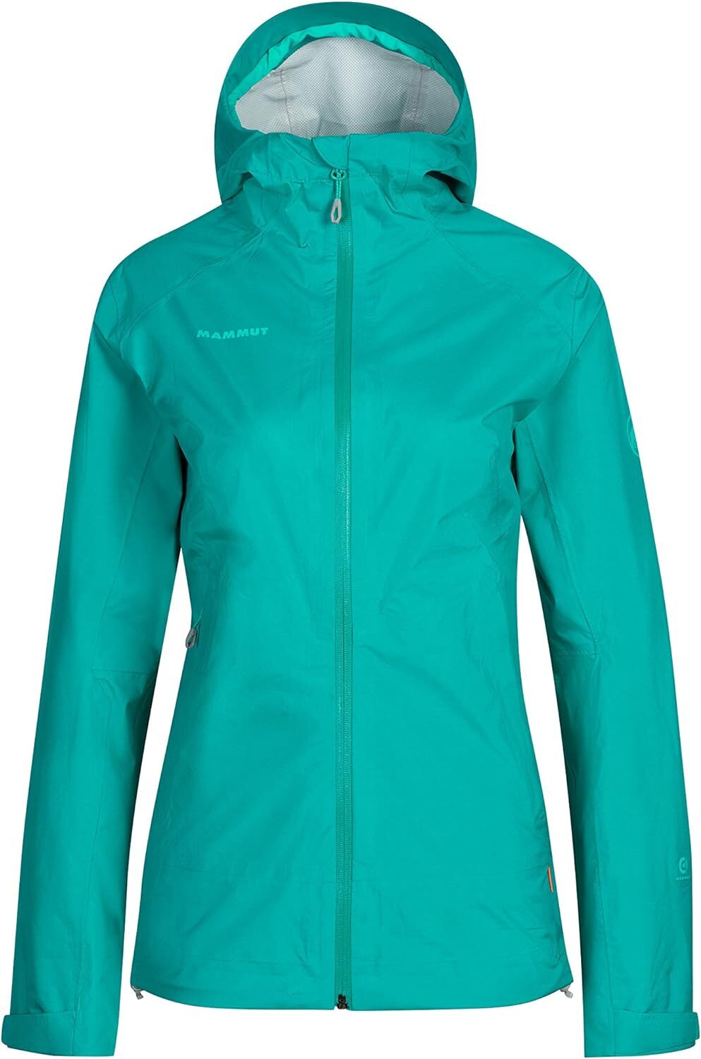 Chaqueta de lluvia para mujer Mammut Albula chaqueta con capucha outdoor, Mint, S