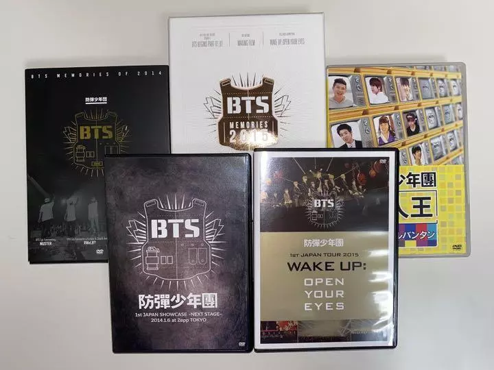 BTS DVD 5 Set 1ST JAPAN SHOWCASE NEXT STAGE 2014 2015 Wake up FC Limited