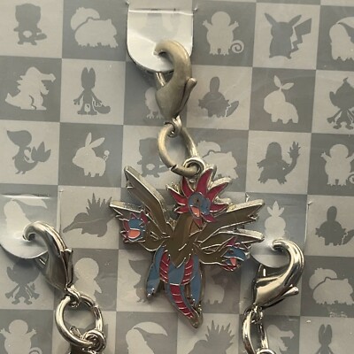 Pokemon Center Hydreigon Zweilous Deino Metal Charm Keychain