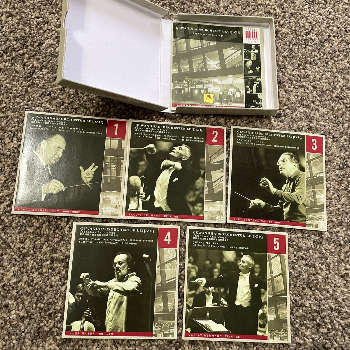 Gewandhausorchester Leipzig Legendary Recordings Berlin Classics 5
