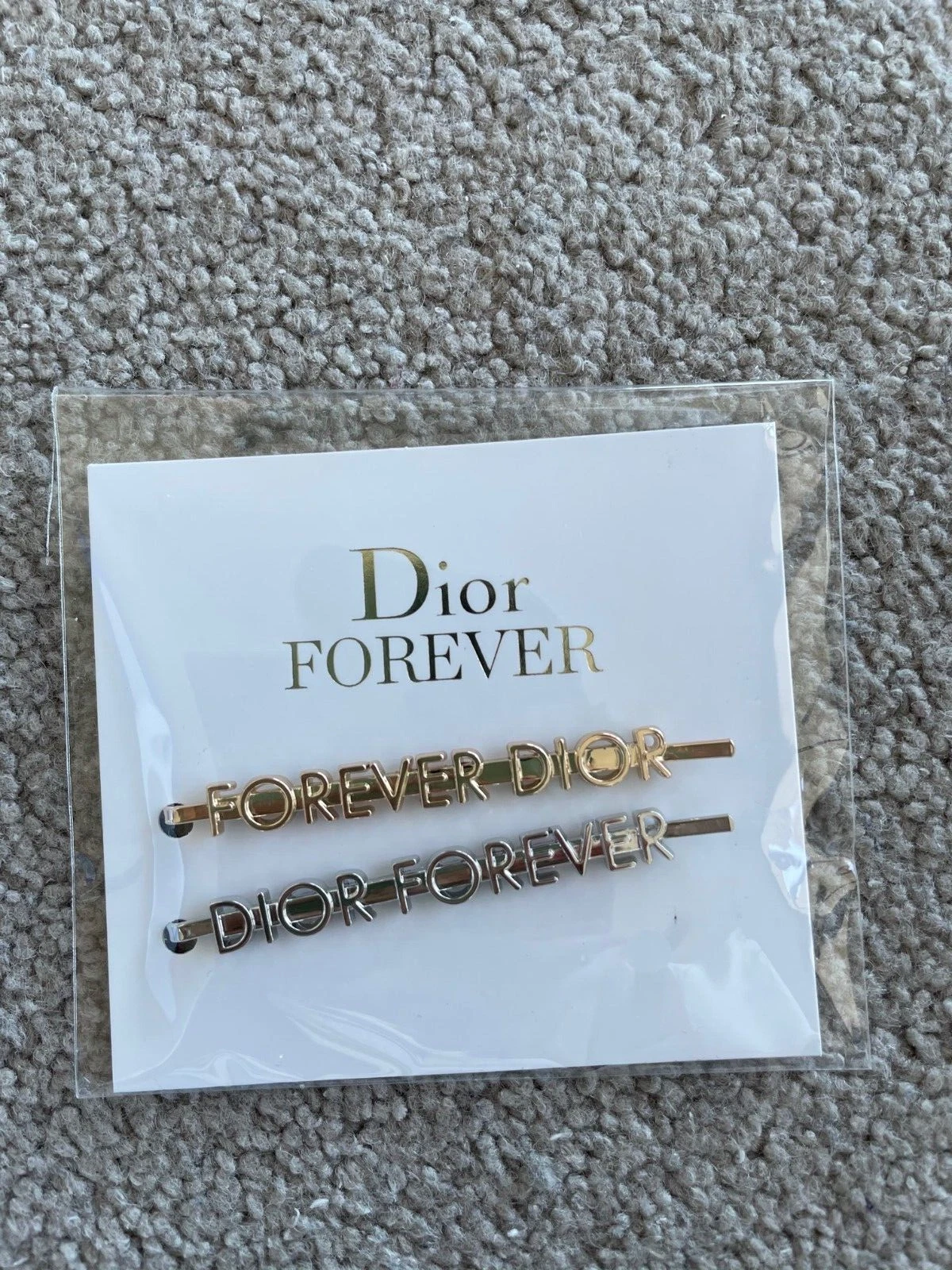 New Authentic Christian Dior Hair Pin Accessory (2 in a set)