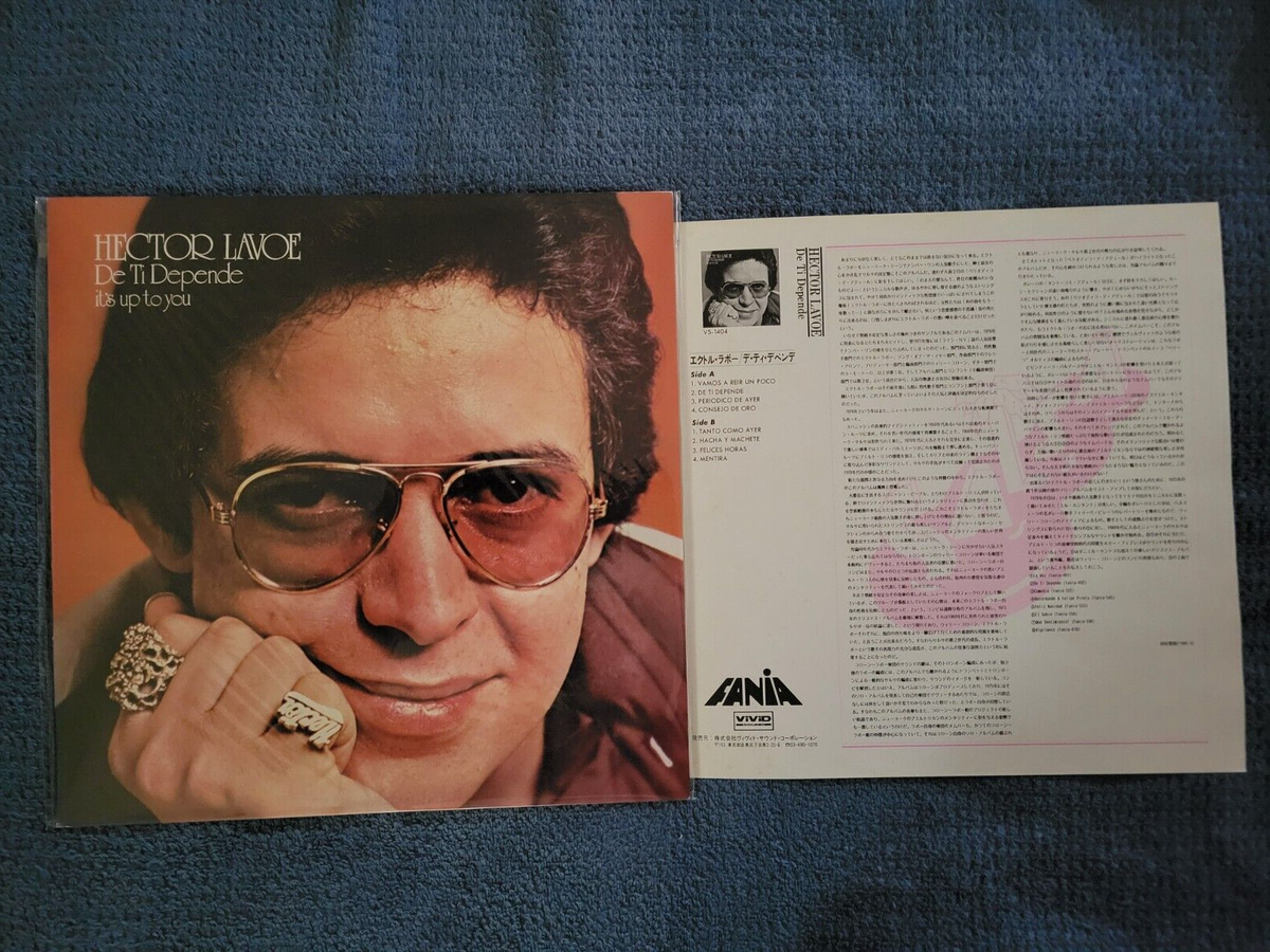 Hector Lavoe.De ti depende,it's up to you.Rare Fania 1404 Japan