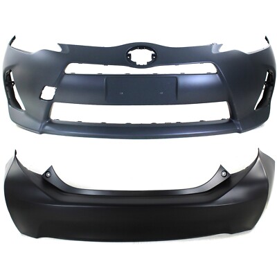 5211952980, 5215952971, 5215952981 New Bumper Covers Fascias Set of 2 Pair