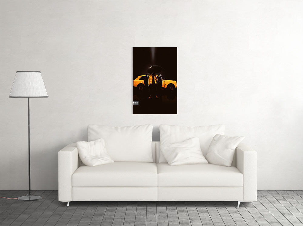 Key Glock Yellow Tape 2020 Rap Album Singer Painting Wall Art