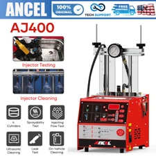 ANCEL AJ400 4 Cylinder Fuel Injector Cleaner & Tester Automotive Ultrasonic Tool