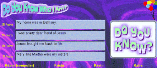 Do You Know Who I Am? Windows Software CD-ROM Bible Trivia NEW - FREE SHIPPING - Picture 3 of 3