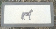 Horse Concrete bench top mold  .150 plastic mould  31" x 14" x 2.5"