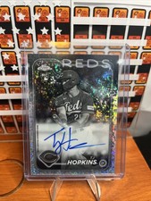 2024 Topps Chrome Black & White Diamond TJ Hopkins Auto Cincinnati Reds 💎