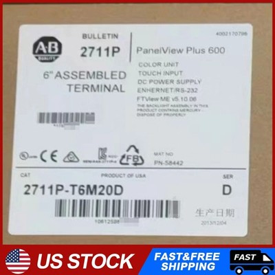 BRAND NEW AB 2711P-T6M20D Touchpad Touch Screen PanelView Plus 600