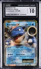 2016 POKEMON EVOLUTIONS #21 BLASTOISE EX CGC 10 GEM MINT