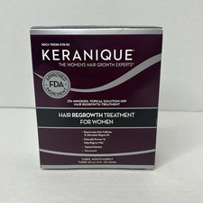 Keranique Women Hair Regrowth Treatment 2 Minoxidil 3 MONTH SUPPLY Expired NEW