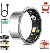 Smart Ring Health Tracker Sleep Heart Rate Monitor IP68 Waterproof Size 9