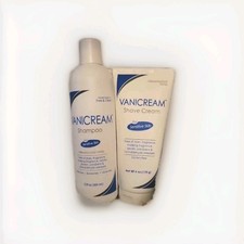 Vanicream Shampoo 12oz & Shave Cream 6oz. New. Free Ship!