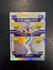 2024 Panini Rookies & Stars  J.J. McCarthy RC Crusade Silver Prizm Vikings