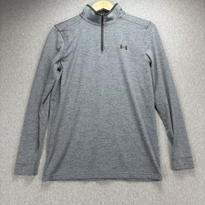 Under Armour Pullover Men's S Gray Playoff 2.0 Heatgear 1/4 Zip Golf Performance