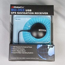 GlobalSat BU-353 USB GPS Receiver Waterproof Magnet Mount High Sensitivity