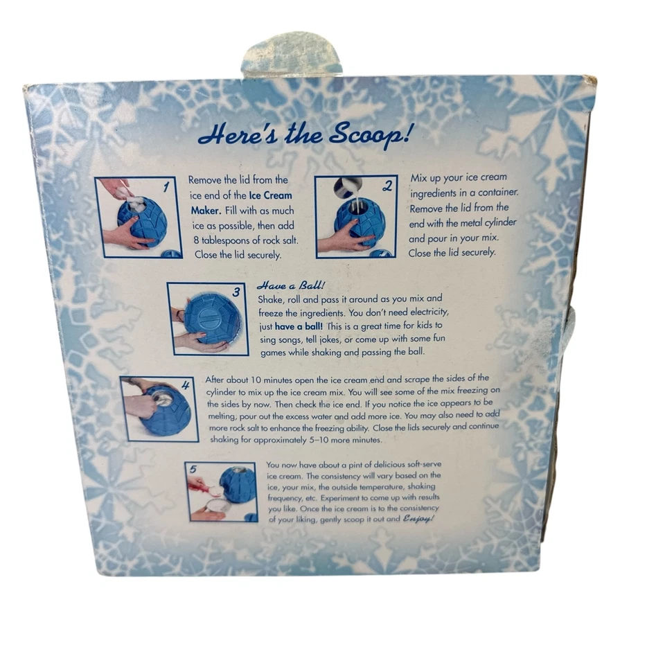 Camper's Dream The ORIGINAL Play and Freeze BOLA PARA HACER HELADOS Azul - 1 Pinta Foto 4 de 4