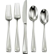 Oneida MODA (GLOSSY) 18/10 Stainless 75pc. Flatware Set (Service for Twelve) N/O