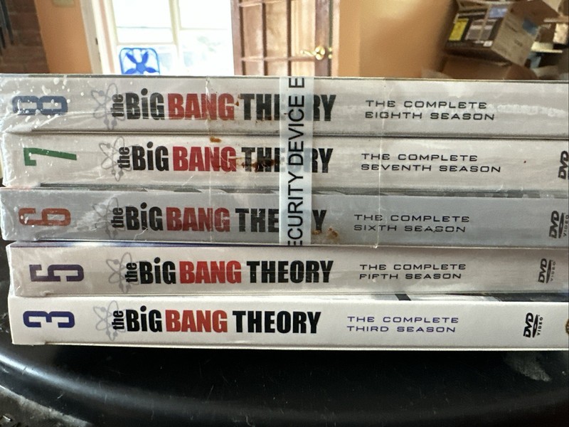 Big Bang Theory Episodes 3,5,6,7,8