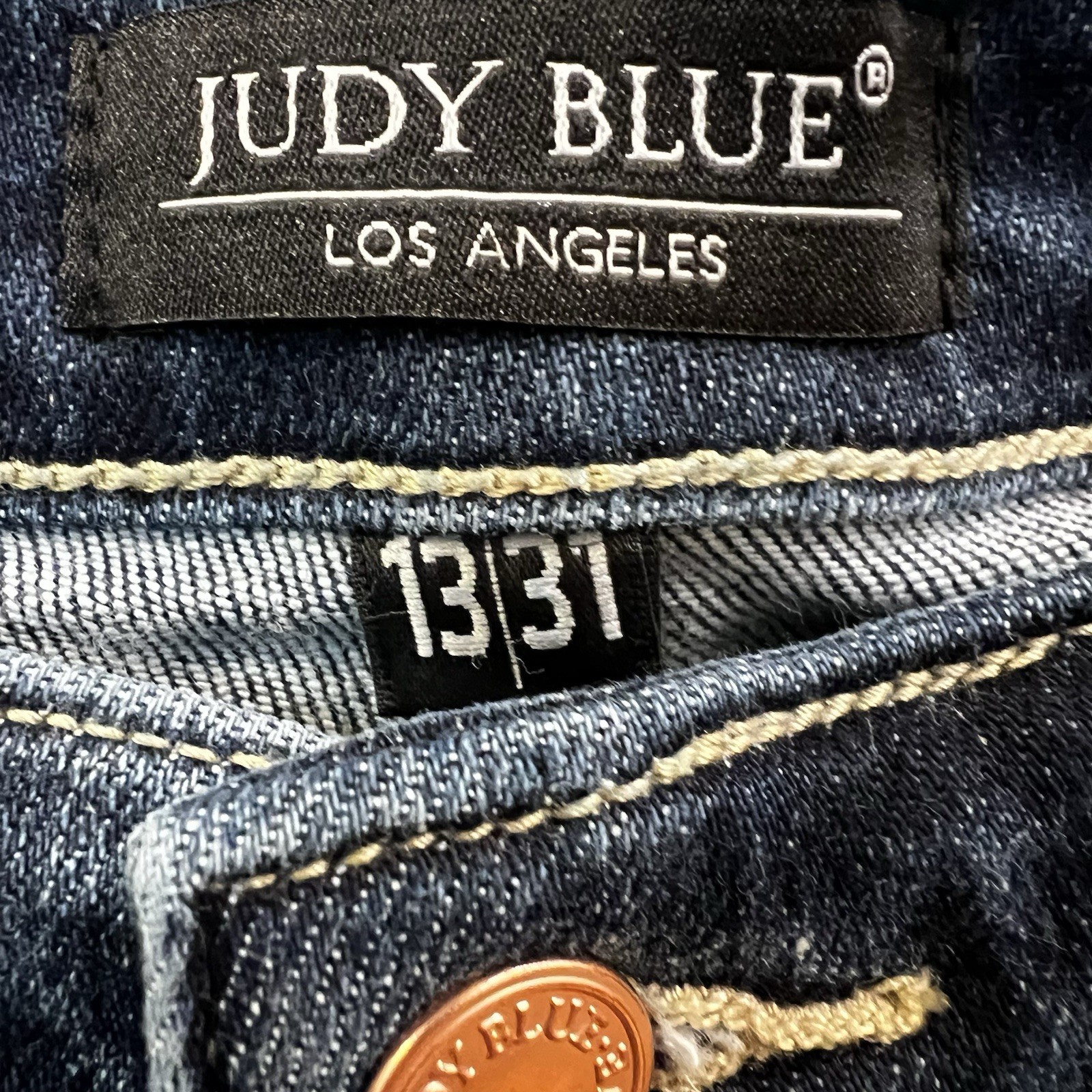Judy Blue Women’s 13/31 Bootcut Denim Jeans Dark Blue JB82315DK NEW