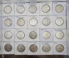Franklin Half Dollars, 90% Silver, Various Years, Lot Of 20