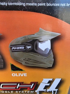Proto Switch EL  Protective Goggle System Olive And black  New In Box - Size M/L