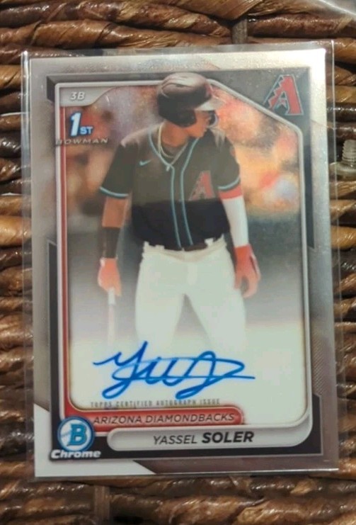 2024 Bowman Chrome - Prospect Autographs Yassel Soler #CPA-YSO (AU, RC)