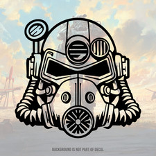 Fallout T-45 Power Armor Vinyl Decal Sticker