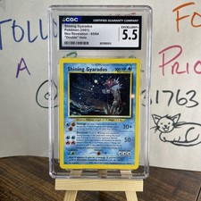 ✨ Shining Gyarados Neo Revelation DOUBLE HOLO  ERROR 65/64 CGC 5.5 ✨  on eBay