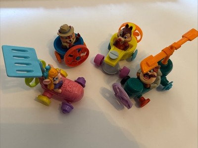 Disney Chip 'n Dale Rescue Rangers McDonald's Happy Meal Toys 1989 Set of 4