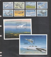 1989 Antigua & Barbuda Sc# 1117-86 - 50th Anniv of 1st Jet Flight. MNH Cv$29.80