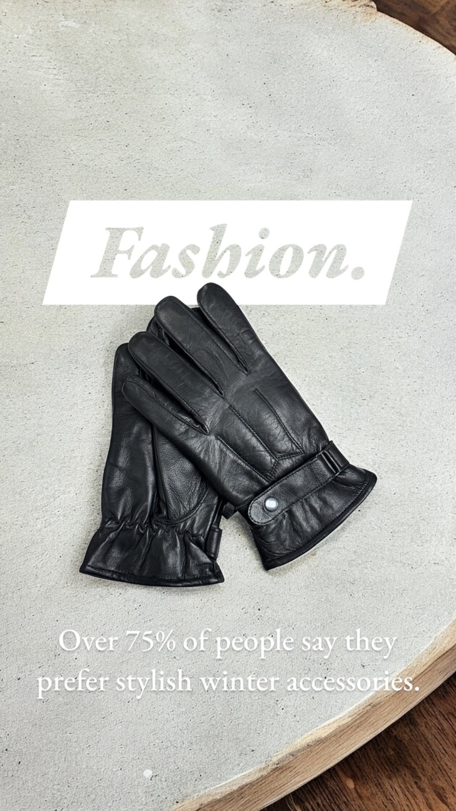 Men’s Winter Leather Gloves – Genuine Soft Leather Dress Gloves for Cold Weather