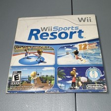 Wii Sports Resort Nintendo Wii Brand New Factory Sealed Cardboard Sleeve