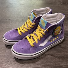 The Simpsons X Vans SK8 HI Lisa 4 Prez Kids Size 3.0 US - Nice Condition 