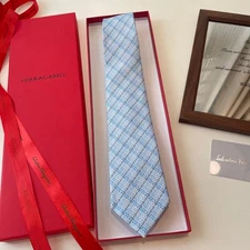 Ferragamo tie authentic