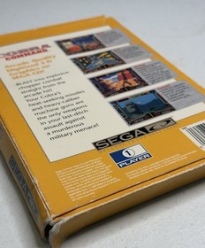 Cobra Command (Sega CD, 1992) Disc and Box, Tested