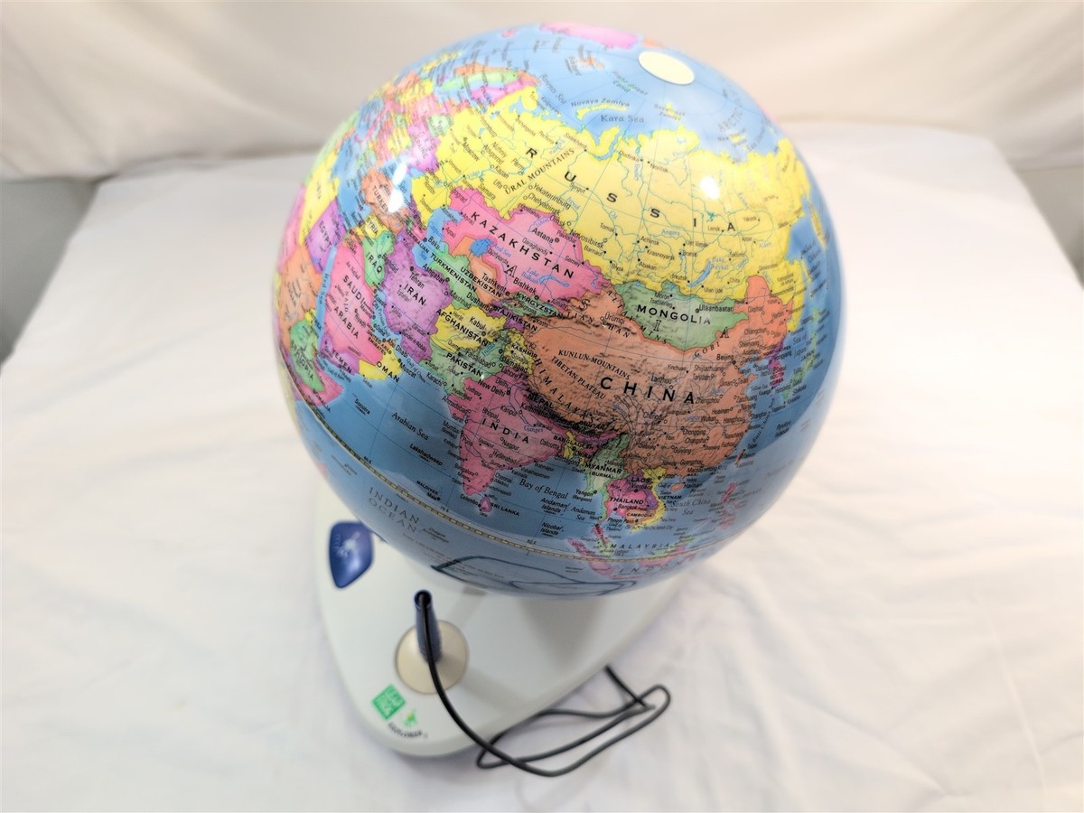 Vintage Leap Frog Explorer Eureka Interactive Talking World Globe