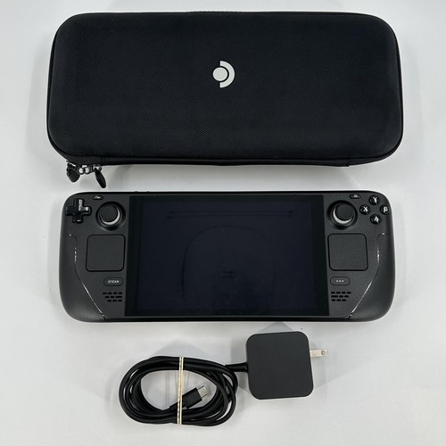 Valve Steam Deck Handheld Console Black 256GB w/ Case & Charger - Excellent