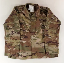 US Military Multicam FR Combat Uniform Full Zip Coat Jacket Mens L Reg NWT