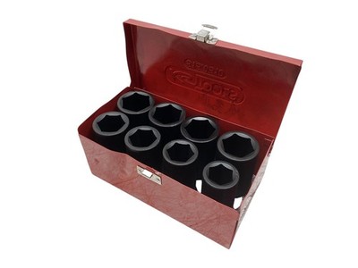 KS Tools Schlagschrauber-Nuss-Satz 515.0610 1'' 27-38 mm 8-teilig
