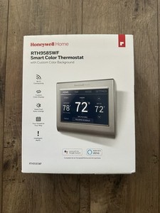 Sealed Honeywell Home RTH9585WF1004 Wi-Fi Smart Color Thermostat - Silver