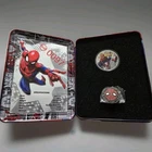 2022 Fiji Spider-Man Proof 1 Oz .999 Silver Coin Box & COA Marvel #97/2500