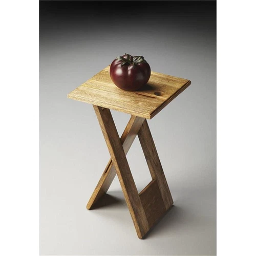 Butler Specialty Hammond Natural Wood Folding Table - Picture 3 of 3