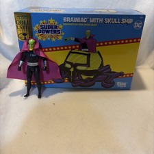 McFarlane Super Powers Brainiac With Skull Ship Gold Label