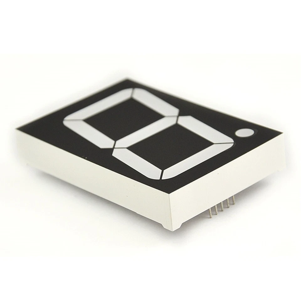 5 × Red 7 Segment 2.3" Common Anode LED Single Digit Display 1 Bit 10-Pins PCB - Image 4 of 4