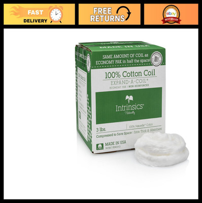 High Absorbency Spun Cotton Roll - 650 ft Non-Reinforced Coil for Professionals