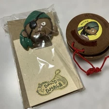 Showa Retro Hyokkori Gourd Island Memo Pad Clip Castanet Miscellaneous Goods