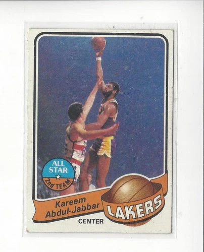 1979-80 Topps #10 Kareem Abdul-Jabbar Lakers - EX