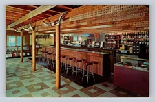 Haugan MT-Montana, Lincoln's Silver S Bar, Advertising, Vintage Postcard